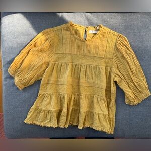 Doen Yellow Blouse small